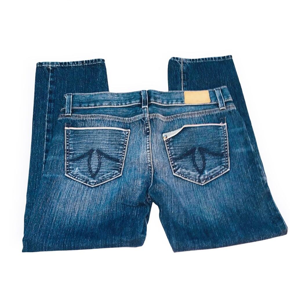 Level 99 Boyfriend Crop Distressed Jeans Size 25 - Picture 7 of 7